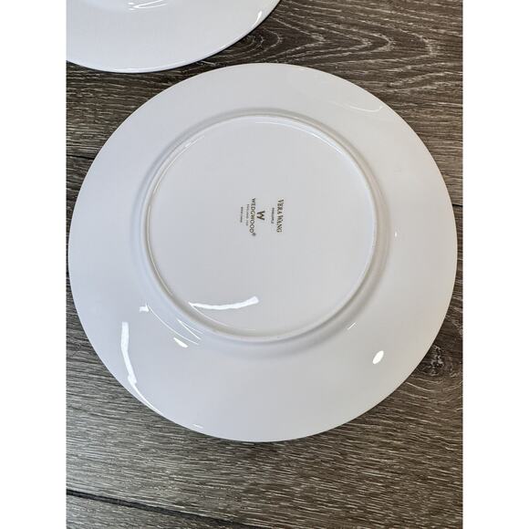 Wedgwood Vera Wang 9” Green Pineapple Gold Trim Accent Salad Plate-Set Of 5 - Picture 9 of 9